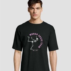 Mongo Skate Team XL Graphic Skeleton Skateboard Skater Grunge Tee Tshirt